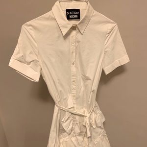 Moschino Boutique White shirt dress